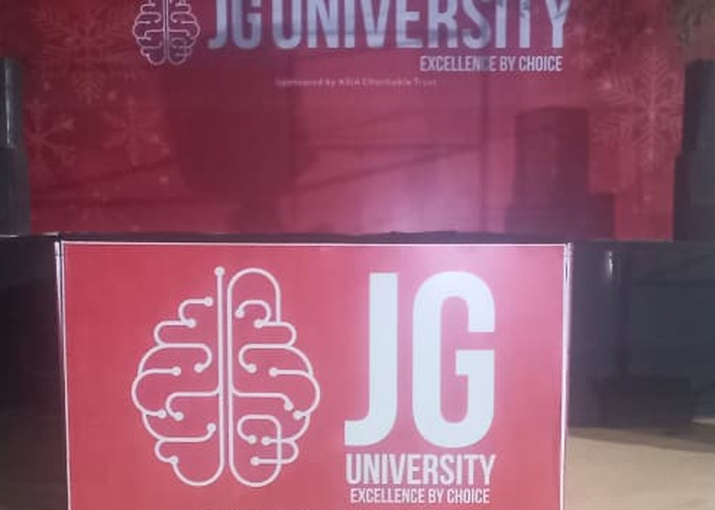 Event stage and branding