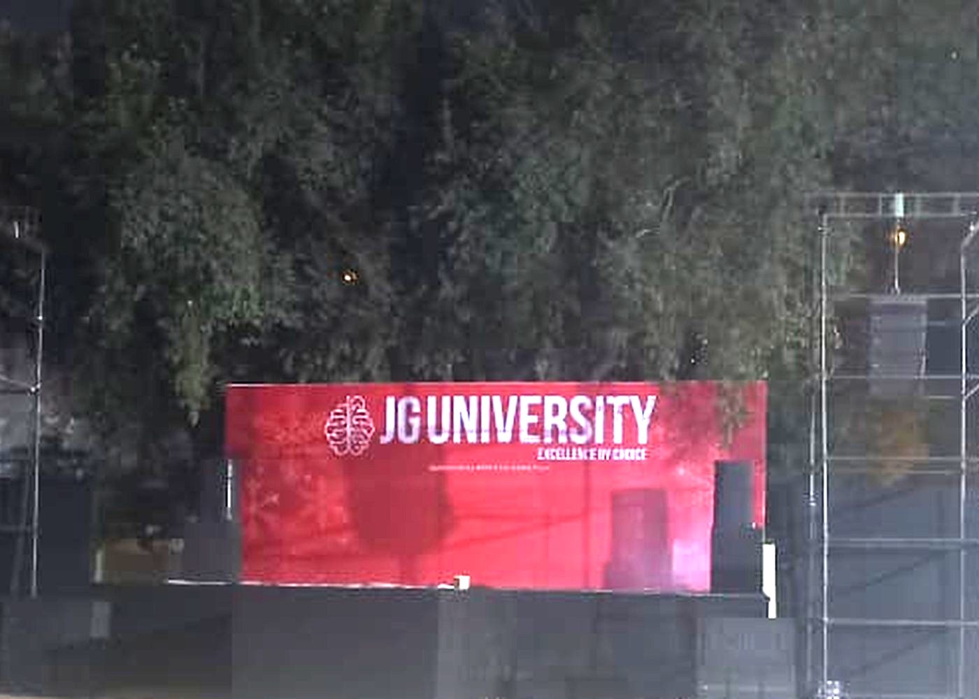 Event stage and branding