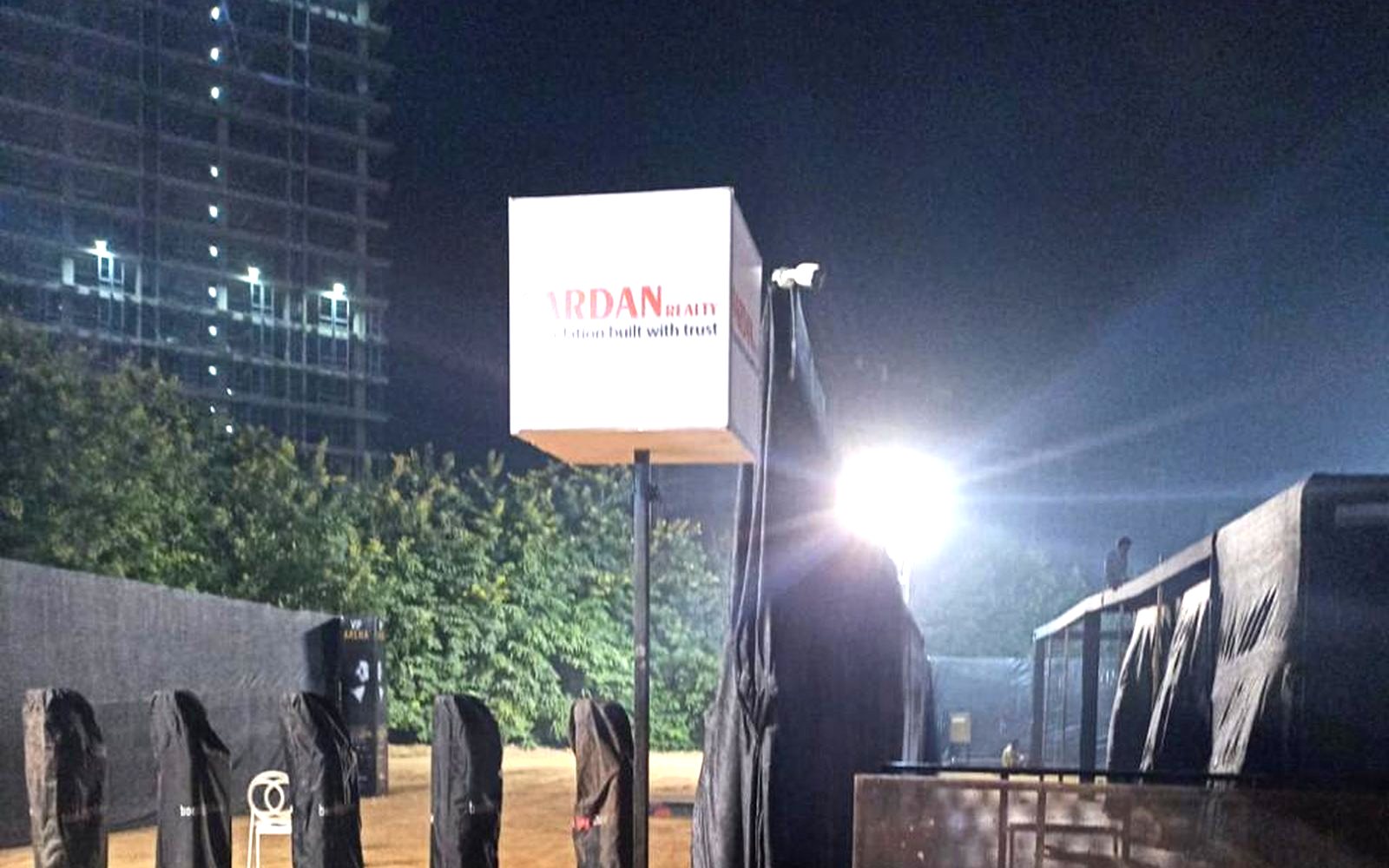 Pratham Media project 30: Outdoor installation